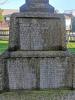 Photograph of plinths showing names