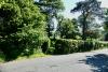 The approach to the cross from the road