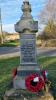 West face of memorial.