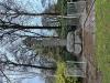 Celtic cross on boulder base