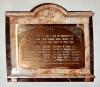 WW1 Memorial Plaque
