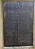 WW1 plaque