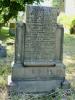The headstone  