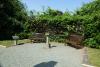 Seating area North of the Memorial
