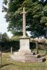 Cross and plinth on stepped stone base