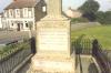 Base of cross with inscription