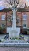 Front view of memorial