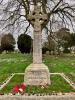 Front view of memorial