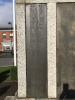 Bronze plaque showing first column of names - WW1 (A to H)