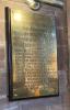 The brass plaque