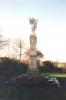 Figure of peace atop pedestal, atop stepped base