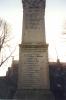 Figure of peace atop pedestal, atop stepped base
