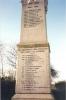 Figure of peace atop pedestal, atop stepped base