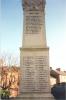 Figure of peace atop pedestal, atop stepped base