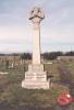 Celtic wheel cross with a tapering shaft on a three stepped base