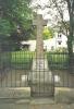 Granite cross on plinth with stepped base