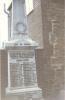 Obelisk with shallow square base