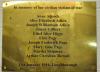 Brass plaque