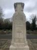 Side view of cenotaph