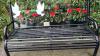 Full view of donated bench