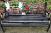 Full view of donated bench