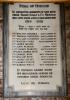 View of Memorial Tablet