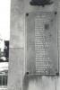 Cenotaph with brasss plaques