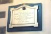 Tablet with white and black accent colors, black lettering