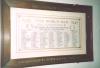 Framed WW2 roll of honour