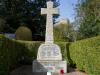 Granite cross on a two-stepped base.