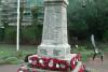 Tapering plinth with names inscribed