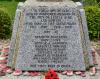 Face 1 dedication and WW2 names detail