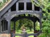 Needham Market Cemetery Lychgate front tie beam detail