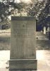 Stone of remembrance with inscription