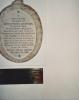 Oval wall tablet with raised edge