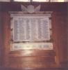 Marble tablet set with unscripted names in several columns