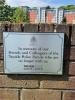 Tayside Police plaque, re tree planted outside their then HQ, commemorating its officers/staff who died between 16/5/1975 and 31/3/2013. 