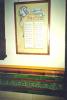 Roll of honour in frame