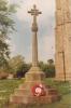 Memorial with cross