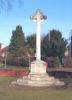 memorial with Celtic cross