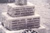 Stepped base with inscription
