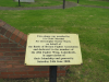 Dedicatory plaque