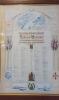 Rectangular illuminated Roll of Honour, re Belfast Harbour Board's employees who volunteered for active service in WW2