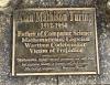 Bronze plaque