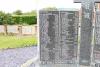 left side name panel on Tywyn and District memorial