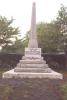 Five stepped base with obelisk on top