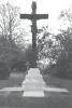Tall calvary cross on three stepped base