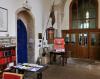 Nassington Triptych in context at centre