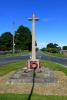 South-east face of the memorial, including plaque stating who gifted it to the Parish