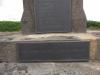 South-west face, top step, with plaque re Falklands Conflict